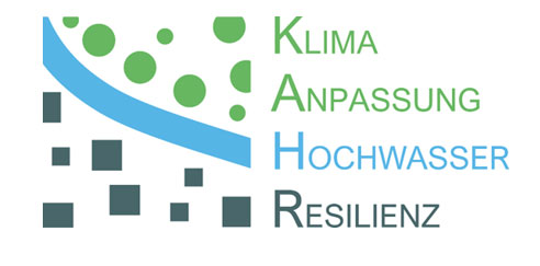 Logo Klima Anpassung Hochwasser Resilienz